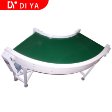 Efficiency Speed Adjustment Turning Curve Belt Conveyor With Pvc Belt